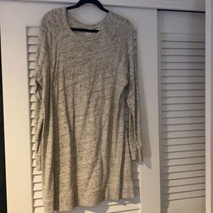 Long sleeved sweater dress